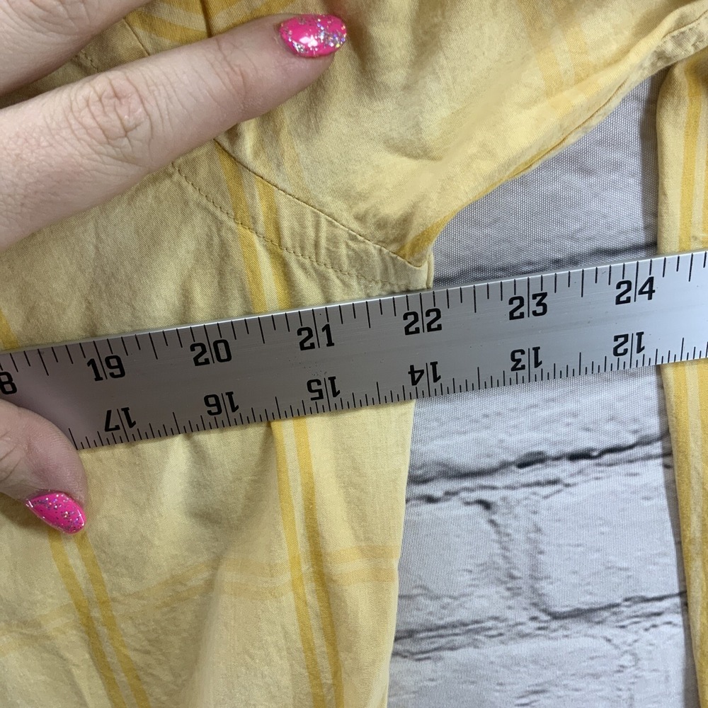 Cutter & Buck Button Down Shirt Mens Sz S Yellow - Picture 9 of 10